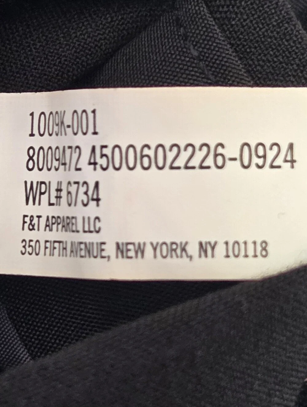 Van Heusen new tags